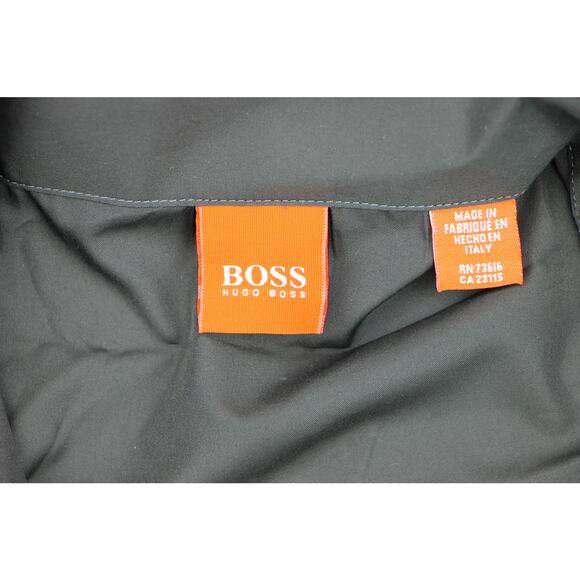 Hugo Boss Orange Label Green Lightweight Windbreaker Jacket - Picture 6 of 6